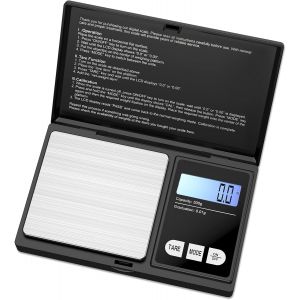 Eryi-Balance De Precision 0.01g, 500g/0.01g, Balance De Poche Avec Écran Lcd Rétroéclairé, Petit Balance De Bijoux Balance De Cuisine De Haute Précision, Balance Numérique Avec Fonction De Tare(Noir) - Neuf