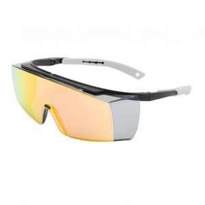 Lunettes De Soleil De Sport Polarisées Pour Hommes Et Femmes, Protection Uv400, Lunettes De Sécurité Anti-Buée Pour La Conduite, La Pêche, Le Cyclisme-Rouge Doré - Neuf