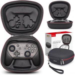 Housse De Rangement Compatible Avec Manette Pro De Nintendo Switch - &Eacute;tui De Transport Pour Ranger Et Prot&eacute;ger Manette Switch - Pochette De Protection (Noir) - Neuf