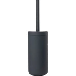 KAL-- Brosse Toilettes Wc Ume - 10 X 38,7 Cm - Grés - Design Japonais E¿Le¿Gant - Coupe Interne Pour Drainage ¿- Noir - Neuf