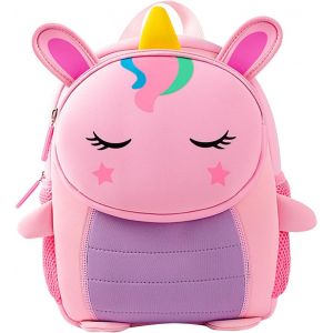 Sac À Dos Pour Fille De 1 À 4 Ans, Petit Ami, Sac À Dos De Maternelle, Sac À Dos De Maternelle, Sangles Réglables, Fermetures Éclair Adaptées Aux Enfants, Rose, 28 X 24 Cm - Neuf
