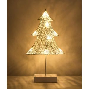 D&eacute;coratif Lampe De Bureau, Aliment&eacute;s Par Batterie De L'arbre De No&euml;l De Led En Forme De Lampe De Chevet, &Eacute;clairage De Nuit D'une Lumi&egrave;re Chaude, No&euml;l, D&eacute;coration De Table Pour La Maison Chambre &Agrave; Co - Neuf