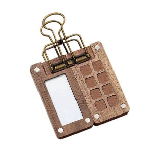 Palette Portable,Palette De Peinture De Voyage,Mini Carnet De Croquis &Agrave; L'aquarelle,Avec Clip En M&eacute;tal,Cadeau Pour La Douleur - Neuf