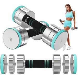 Lbgwp60-Haltères Réglables 2,5kg 5kg 7,5kg 10kg 15kg 25kg, Haltères En Acier Ultra Compacts Avec Poignée En Mousse Pour La Musculation, L'haltérophilie, L'entraînement À Domicile Et À Salle De Sport - Neuf