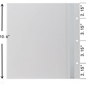 TIANYI-Album Photo Adhesif Vierge 28x27 CM Classeur Photo Livre Photo Personnalisable Scrapbook de Classe Mariage Livre D'or Enfant Bebe Carte Postale DIY, Pages de Rechange - Neuf