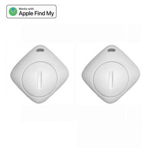 AiYaTo-Tracker GPS Bluetooth,Key Finder,Airtag,Fonctionne avec Apple Find My Global Network,Air Tag Locator,ITag pour - 2pcs WHITE - Neuf