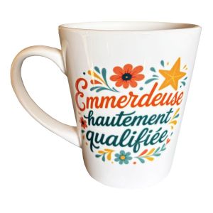 Mug Conique Emmerdeuse Hautement Qualifi&eacute;e - Neuf