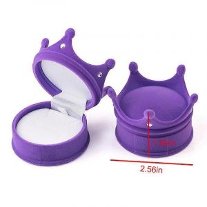 1 Pièce Belle Boîte À Bijoux En Velours Conteneur Bague De Mariage Boîte Pour Boucles D'oreilles Collier Bracelet Affichage Boîte Cadeau Support 16 Styles - Neuf