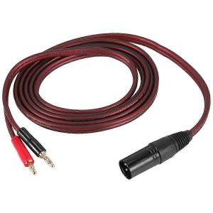 C&acirc;ble haut-parleur XLR vers banane,c&acirc;ble audio XLR 3 broches m&acirc;le vers double prise banane,prise 4 mm plaqu&eacute;e or - Neuf