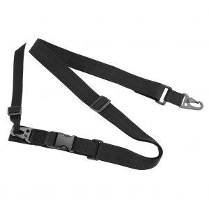 Sangle De Fusil Unisexe En Nylon &Agrave; Trois Points Pour L'escalade En Rappel (Noir) - Neuf