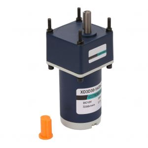 Moteur a engrenages reducteurs a aimant permanent DC 24 V 30 W XD3D30-24GN-32S, vitesse reglable (20 tr/min) - Neuf