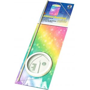 KALANKA-7440000 - Kit de Loisirs créatifs - Motif poussière de fée - 20 x 15,3 cm - en Papier Transparent - Kit pour créer des lanternes Faites Maison - Idéal pour Le Fonctionnement des lanternes - Neuf