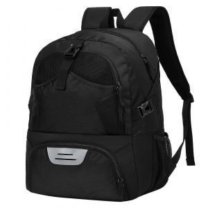 Sac de basketball, sac a dos de basketball, sac a dos etanche pour ordinateur portable, grande capacite, avec compartiment a chaussures, sac pour football, volley-ball et handball noir - Neuf