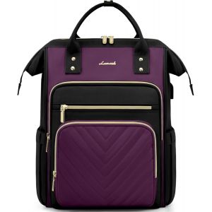 acdsgd-Sac &agrave; dos pour femme, Sac &agrave; dos d'&eacute;cole pour ordinateur portable pour adolescentes, imperm&eacute;able, &eacute;l&eacute;gant, sac &agrave; dos de voyage, sac &agrave; dos de jour, sac de travail, sac d'&eacute;cole, sac &agrave; main, sac - Neuf