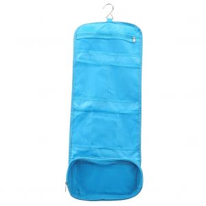 HJLIAN Sac de rangement mural portable a poches multiples pour cosmetiques, organiseur pour la maison, bleu - Neuf