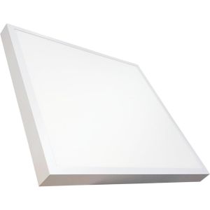 Liux-Plafonnier Led Surface Carré 60x60cm 48w,Cct (Sélecteur De Couleur Blanc Chaud,Neutre Et Froid),5500 Lumens,Driver Inclus - Neuf