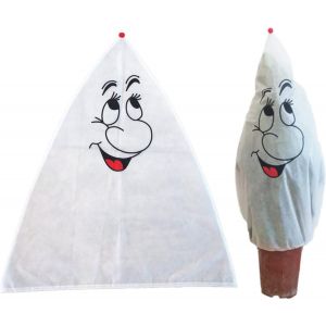 De no&euml;l de l'Usine &agrave; Froid, Capot de Protection (Vieil Homme &agrave; la T&ecirc;te), 90 cm x 110 cm, R&eacute;sistant au Froid Voile Rouleau, R&eacute;utilisables Protection contre le Gel de Sac pour des Oliviers et des citronniers - Neuf