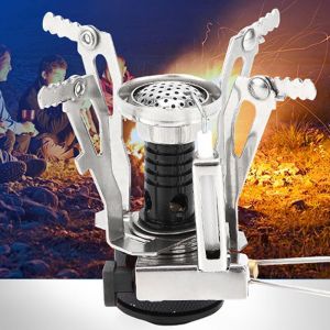 Mini RéChauds De Camping Pliants, CuisinièRe à Gaz D'extéRieur, Four Portable, Cuisson Pique-Nique, PoêLes Fendus, BrûLeurs De Cuisine, Pique-Nique - Neuf