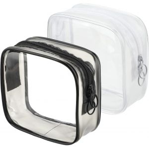 TIANYI-Lot De 2 Petites Trousses De Maquillage Transparentes Trousse De Toilette Trousse De Toilette Trousse De Toilette Trousse De Toilette Petite Trousse De Toilette pour Portefeuille - Neuf