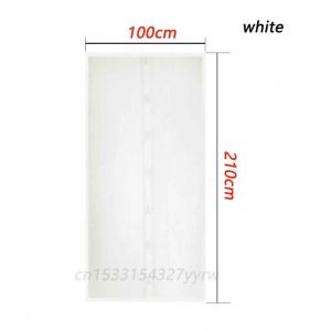 Rideaux Anti-Moustiques D'été,Filet Pour Écran De Porte,Rideaux De Cuisine En Fibre Polyester,Aimants Pour Écran En Maille - Type White 100x210cm - Neuf