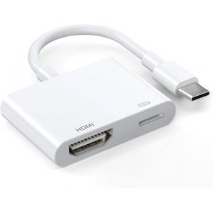 ERYI-Adaptateur Usb-C Vers Hdmi Certifié Apple Mfi 4K @ 60 Hz Pour Iphone 16 15 Macbook Pro Air Ipad Pro, Câble Av Numérique Hdmi 2.0 Compatible Avec Samsung Galaxy S24 - Neuf