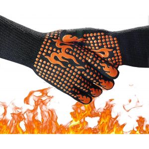 gants de barbecue,gants de barbecue gants de four résistants à la chaleur jusqu'à 800C - Neuf