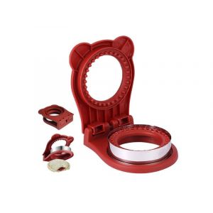 Coupe-Sandwich Circulaire Et Scelleuse Pour Sandwichs De Poche - Rouge - Neuf