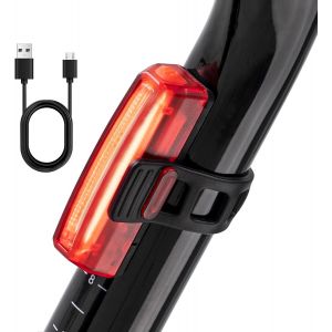 Feu Arri&egrave;re Pour V&eacute;lo Rechargeable Usb-Super Lumineuse Lampe Arri&egrave;re V&eacute;lo &Agrave; Led Se Clipse Ais&eacute;ment Pour Servir D'eclairage Arriere Rouge Pour Une S&eacute;curit&eacute; Optimale &Agrave; V&eacute;lo.[R33] - Neuf