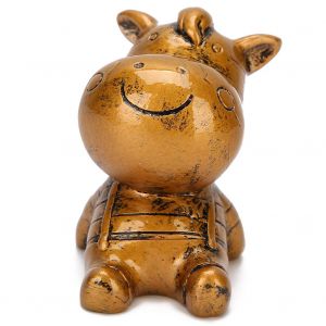 Lot de 2 decorations en resine representant un hippopotame mignon regardant vers le ciel etoile, decoration retro pour voiture - Neuf