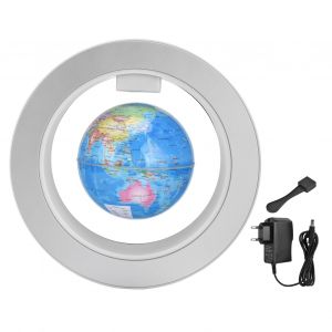Hjlian Globe Flottant A Levitation Magnetique De 4 Pouces, Decoration Pour La Maison, Le Bureau, Les Vacances, Cadeau, Artisanat, Prise Ue 100-240 V - Neuf