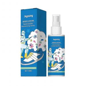 Chaussures & Chaussettes D&eacute;odorant Spray Rafra&icirc;chit Les Sneakers, &Eacute;limine Les Odeurs, S&eacute;chage Rapide Formule, 100ml - Neuf