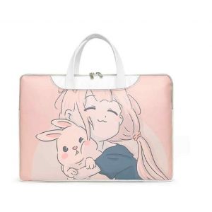 Sacoche pour ordinateur portable 15 pouces, grande capacit&eacute;, design &eacute;l&eacute;gant, polyester de haute qualit&eacute; - Neuf