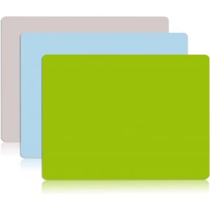 Ayuhr-Lot De 3 Grands Tapis En Silicone Pour Travaux Manuels, 30 X 40 Cm, Antidérapants Pour Comptoirs, Cuisines, Travaux Manuels (Bleu Clair/Vert/Gris Clair) - Neuf