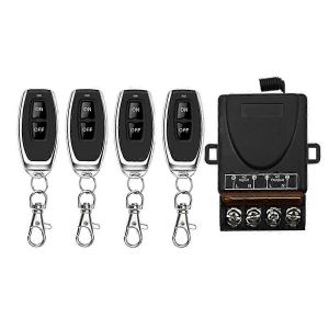 AC 220V 30A 1CH 433MHz T&eacute;l&eacute;commande sans fil R&eacute;cepteur de relais RF + Arr&ecirc;t/marche onglet A - Neuf