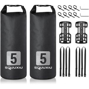 Subzonal-5l/7l Sac De Fourche De V&eacute;lo Sac &Eacute;tanche &Agrave; Roulettes Bikepacking Fourche Sac Sec Sacoche De V&eacute;lo Pour E-Scooter Accessoires De Vtt &iquest; Noir - Neuf