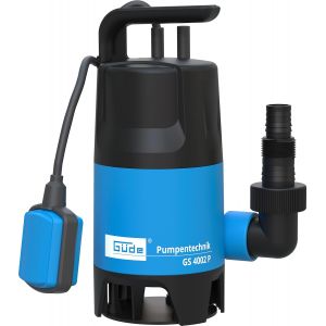 VornixorSarlshop94630 - GS4002P - Pompe submersible pour eaux us&eacute;es - Avec interrupteur &agrave; flotteur - 400 W - 7500 l/h Hauteur de refoulement maximale : 5 m Classe &eacute;nerg&eacute;tique A,Blue/Noir - Neuf