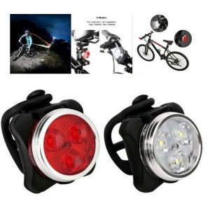 Ensemble De Feux De Vélo Étanches Rechargeables Par Usb ¿ Feux Avant Et Arrière Avec 4 Modes, Installation Facile, Idéal Pour Le Cyclisme Et Les Activités De Plein Air - Neuf