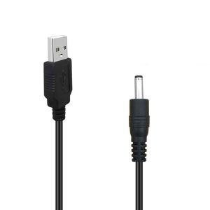 Câble USB vers DC 3,5 mm, 50 cm USB Type A mâle vers DC 3,5 mm x 1,35 mm mâle Cordon d'alimentation DC 5 V Connecteur adaptateur de prise jack cylindrique Câble de charge - Neuf