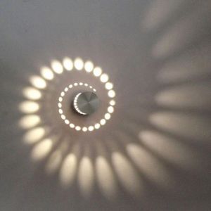Applique Murale Led D'intérieur Effet Moderne 3 W, Blanc Chaud, En Aluminium, Décorative, Pour Chambre D'enfant, Couloir, Hôtel, Restaurant, Cuisine, Salle À Manger (Dissimulée) - Neuf