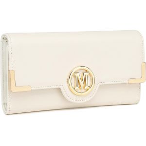 CAUC-Portefeuille Porte Monnaie Femmes Longue Fermeture &Eacute;clair Poche pour T&eacute;l&eacute;phone Carte Simili Cuir avec M&eacute;tal Boucle - Neuf