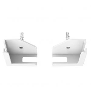 2 Ensembles D'&Eacute;tag&egrave;res Murales Fixes Par Adh&eacute;sif Ou Vis,Support De T&eacute;l&eacute;phone Mural Pour Appareils Avec Une &Eacute;paisseur Pour Tablette/T&eacute;l&eacute;phone Portable/Routeur.White. - Neuf