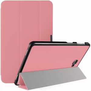 ELVORIX-Coque Compatible pour Samsung Galaxy Tab A 10.1 2016 Housse de Protection en Cuir PU &Eacute;tui Magn&eacute;tique Ultra-Mince avec Fonction Support pour SM-T580/P580/T585/P585/P585Y - Rose - Neuf