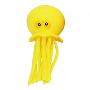 Balles d'eau en forme de pieuvre mignonnes, adorable jouet de bain pour enfants, anti-stress, amusant pour l'été-Jaune - Neuf