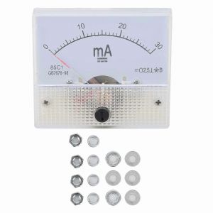 85C1 DC 0-30MA Pointeur DC Amp&egrave;rem&egrave;tre T&ecirc;te Amp&egrave;rem&egrave;tre Instrument de mesure de courant - Neuf