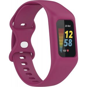 Bolulo Bracelet De Montre Pour Fitbit Charge 5/4/3 - Sport Silicone Armband Strap Avec Fermoir - Bande De Remplacement Compatible - Neuf