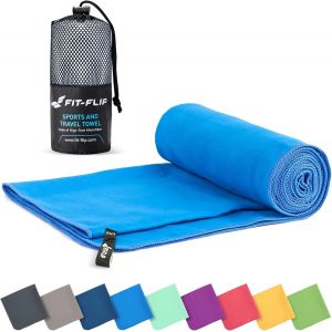 Kalanka-Serviette Microfibre - Pour Le Sport, Musculation Et La Piscine - Compacte, Ultra-L&eacute;g&egrave;re Et Rapidement S&egrave;che - Parfait Pour Natation, Plage Et Voyage - Neuf