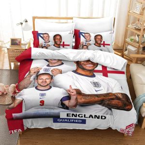 Qatar Housse De Couette De La Coupe Du Monde England | Housse De Couette Souvenir De C&iquest;&iquest;L&iquest;&iquest;Bration | &iquest;&iquest;Quipes De Pays Pour La Coupe Du Monde Single&pound;&iquest;Xc - Neuf