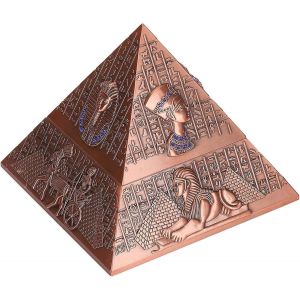 Cendrier coupe-vent de style vintage avec cendrier de table au design pyramidal pour le café de l'hôtel KTV - Neuf