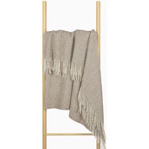 Ulteronixshop-Nostra Zelandia 100% Pure en Laine Couverture &iquest; Plaid en Laine Chaud, Respirant et L&eacute;ger pour Canap&eacute;, Lit et Usage Ext&eacute;rieur, Confort Thermor&eacute;gulateur avec Franges - Fabriqu&eacute; en Europe - Neuf