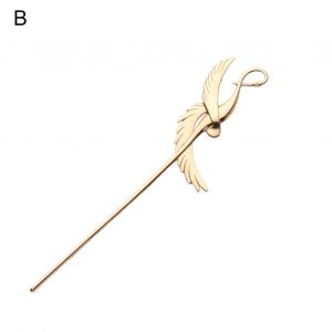 Bâton De Cheveux En Forme D'oiseau, Fausses Perles Décoratives, Pompon, Style Ancien, Épingle À Cheveux, Pendentif Gourde, Fourchette À Cheveux, Accessoires De Costume-B - Neuf